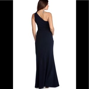 One Sleeve Slit Gown
